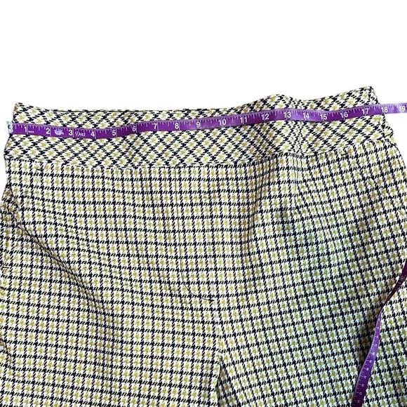 Spanx The Perfect Pant Kick Flare Dijon Jacquard Houndstooth Plaid XL - Picture 9 of 12